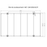 Carport Flat Roof 14.70m2 in aluminum and polycarbonate Habrita
