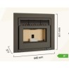 Insert à granulés Escalor en acier 10Kw A+ Poseidon