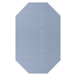 Copertura invernale piscine in legno ottagonale allungate OCTO Plus 640