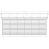 Garaje de madera maciza Habrita 21,7m2 con tablones de 42 mm