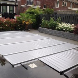 Winter cover octagonal wood pools elongated OCTO Plus 640