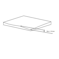 Casetta da giardino Legno Habrita 5,06 m2 con tenda da sole 2.69 m2