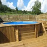 Piscine Bois Ubbink Océa 430 H120cm Liner bleu