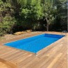 Piscine Bois Ubbink Linéa 350x650 H140cm Liner Beige