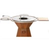 Brasero Le Churrasco pyramidal Corten Plancha Tonio