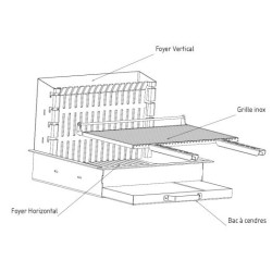 Kombinierter Grill und Plancha Tonio Outdoor Cusine