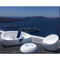 Móveis de jardim Pedra Vondom branco