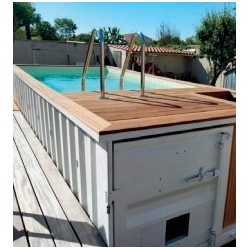 Pool Edelstahl CosyPool 350x600 H150 Rechteck