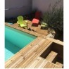Pool Edelstahl CosyPool 350x600 H150 Rechteck