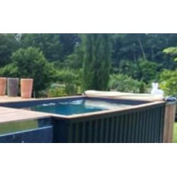 Pool Edelstahl CosyPool 350x600 H150 Rechteck