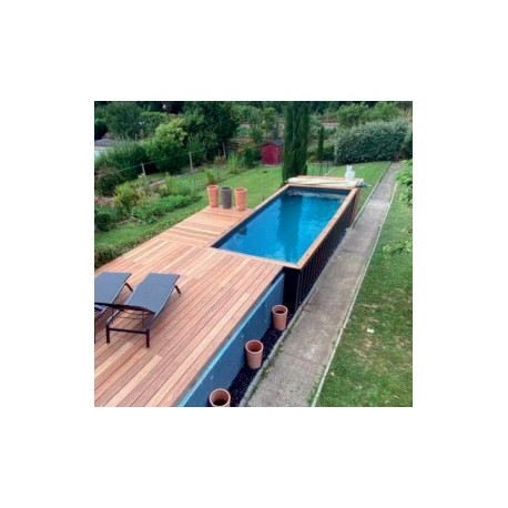 Poolcontainer CosyPool Swim Plus 244x605 H150 Rechteck CosyPool