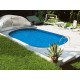 Piscine Ovale Azuro Ibiza 350x700 H150