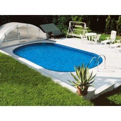 Ovaler Pool Azuro Ibiza 350x700 H120