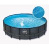 Pool Elite Round Design rattan 488x122