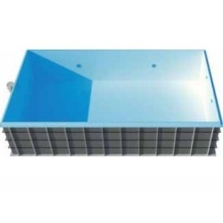 Piscine Coque Polypropylène CosyPool 370x840 H150 rectangle