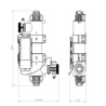 Trattamento UV di Pool Pro Pool Plus Vulcan 55W 50m3 con pompa dosatrice