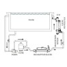 Trattamento UV di Pool Pro Pool Plus Vulcan 55W 50m3 con pompa dosatrice