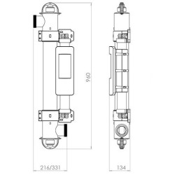 UV-Behandlung von Pool Pro Pool Plus Vulcan 110W 100m3 mit Dosierpumpe
