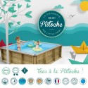 Piscine Bois pour enfant Pistoche 2x2m