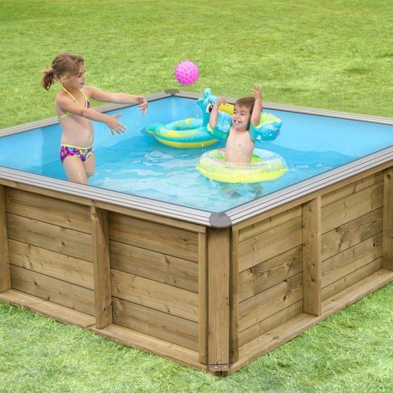 Piscina Madera para niños Pistoche 2 x 2m Piscina Madera para niños Pistoche 2 x 2m