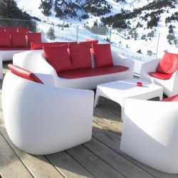 Móveis de jardim Pedra Vondom branco