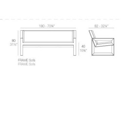 Mobili da giardino Blow Vondom bianco