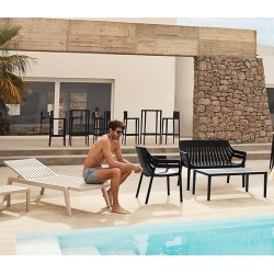 Set mit 4 Sonnenliegen Spritz Vondom Sonnenbaden