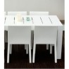  JUT alta gris de Vondom Mesa 90 tabla