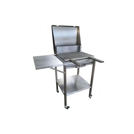 Barbecue Tonio Inox Chariot et Couvercle