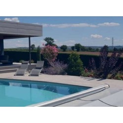 Achteckige Holz-Poolbar-Abdeckung OCTO plus 840 BWT myPOOL