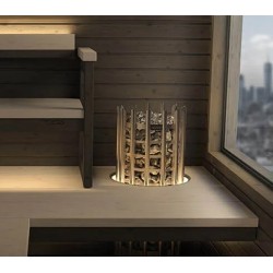 Harvia Wall Black Steel Stove 8 kw für Dampfsauna