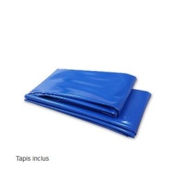 Round above ground pool TOI Prestigio Anthracite 460x132 with complete kit