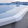 Round above ground pool TOI Prestigio white 350x132 with complete kit