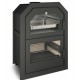 Ferlux Wood Stove with Forno 60 Built-in Oven16kW with glass