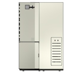 Stufa a legna Ferlux con forno Forno 60 in acciaio 16kW con vetro