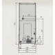 Ferlux Holzofen mit Forno 60 Backofen aus 16kW Stahl mit Glas