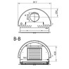 Fireplace boiler Ferlux Wood boiler K100 40kW