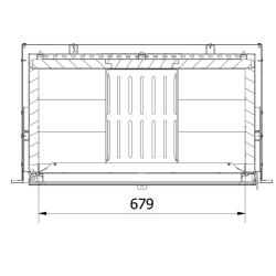 Wood Insert Ferlux Galxy 80 Panoramic 16 kW