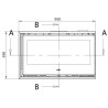 Wood Insert Ferlux Panoramic 90 Angle with 2 glazed sides 18 kW