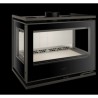 Wood insert Ferlux Panoramic 90 with 3 glazed sides 18 kW