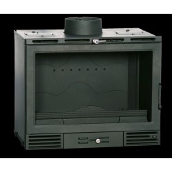 Ferlux Eisenguss Holzeinsatz mit Turbo 16 kW