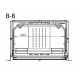 Insert à Bois Ferlux Kalio en Fonte avec Turbo 16 kW verre cristal