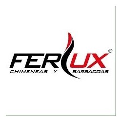 Ferlux Kalio Ferro Fundido Inserção de Madeira com Turbo 16 kW de vidro de cristal