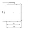 Ferlux Kalio Inserto in Ghisa con vetro cristallo Turbo 16 kW