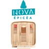 Outdoor-Sauna Gaia Nova 6 Plätze Holl es