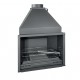 Ferlux Holzofen mit Forno 60 Backofen aus 16kW Stahl mit Glas