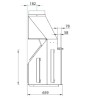 Ferlux barbacoa empotrada S100 acero con capucha