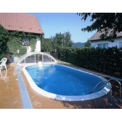 Piscine Ovale Ibiza Azuro 10mx416 H150 avec Filtre a sable