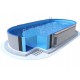 Piscine Ovale Ibiza Azuro 11mx5m H150cm Enterrée avec Filtre à sable