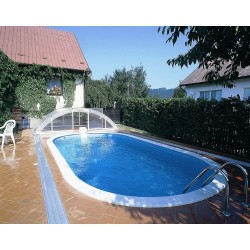 Piscine Ovale Ibiza Azuro 12mx6m H150cm Enterrée